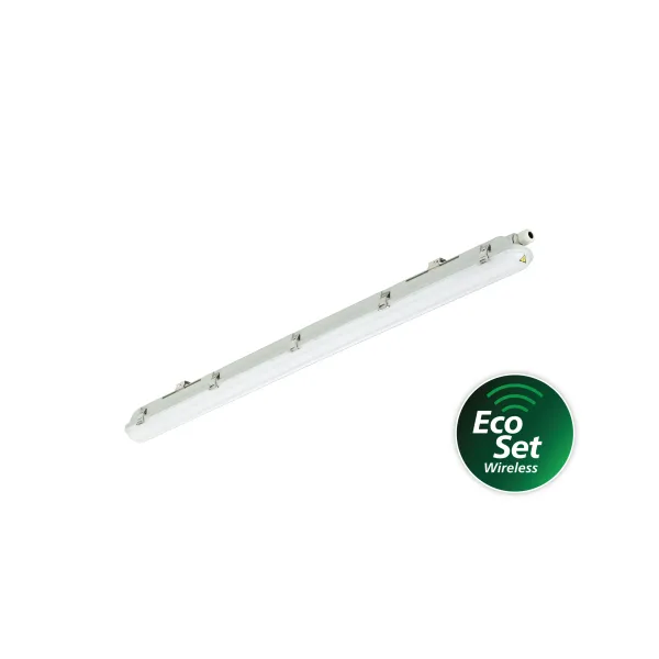 Ledinaire waterproof EcoSet, 35 W, L1200 mm, 4800 lm, 4000 K, EcoSet, Symmetrical, Opal, IP65, IK08 image 1