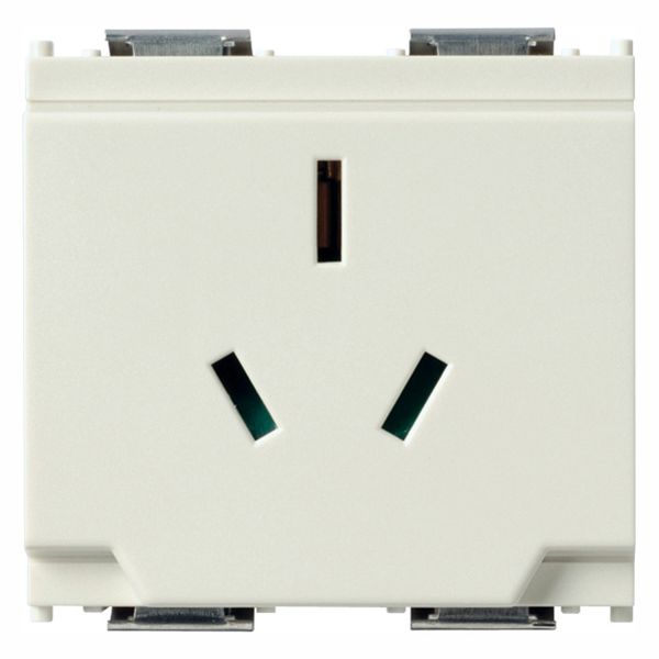 2P+E 10A Australian SICURY-outlet white image 1