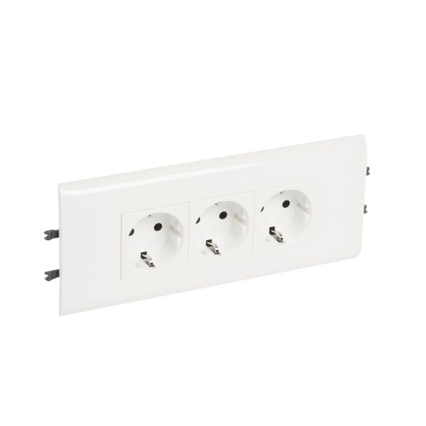 PRISE SPEC. DLP SUPPORT COUV 85 INTEGRE SCHUKO 3X2P+T  BORNES AUTOMATIQUES image 1