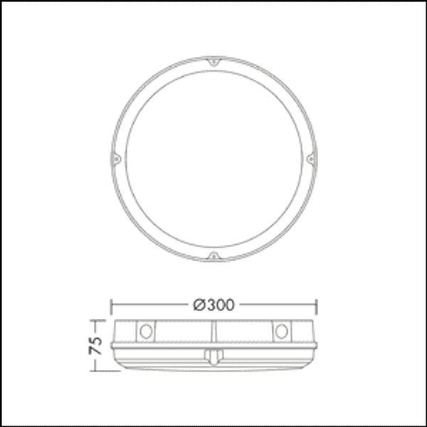 Wall-/ceiling luminaire image 9