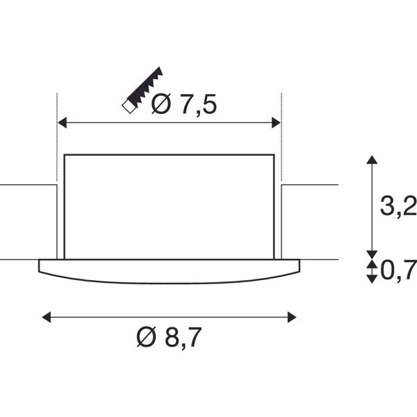 EASY-INSTALL LED, DL, indoor recessed ceiling light, 2700K, brushed aluminium image 4