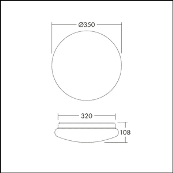 Wall-/ceiling luminaire LENA VARIO LED 320 1400 830/35/40 image 6