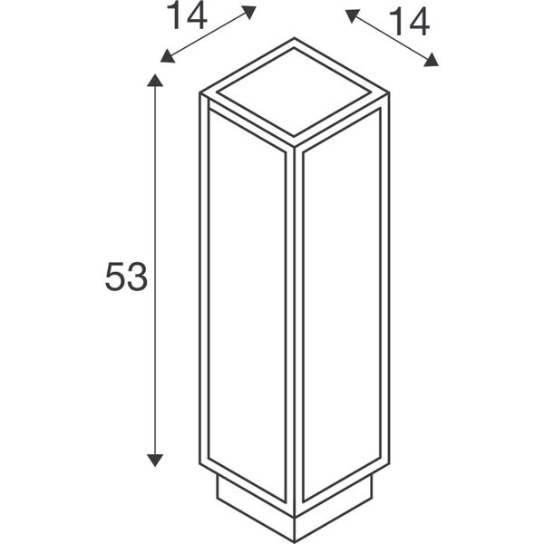 QUADRULO 7W 340lm ?80 100-277V 3000K IP55 anthracite image 2