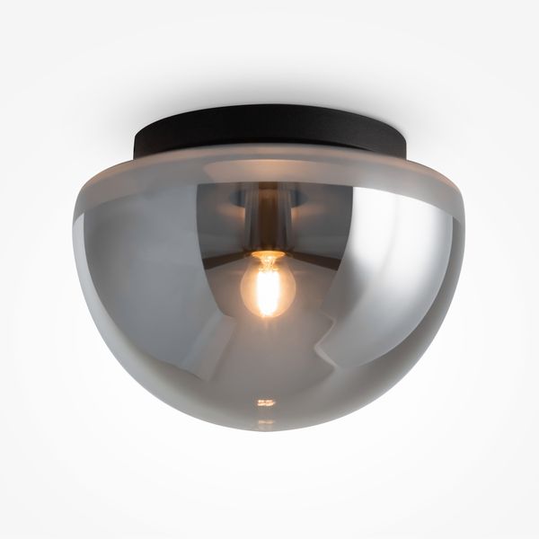 Modern Glassy Ceiling lamp Black image 1