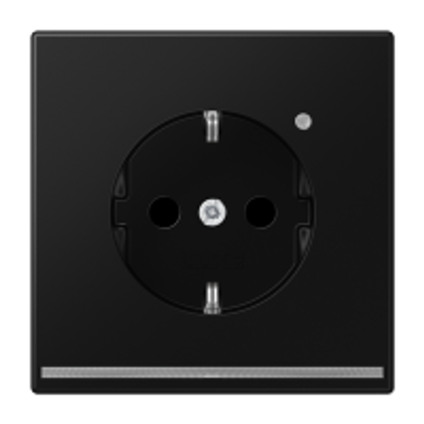 Centre plate f. SCHUKO socket LS990SOPL image 1