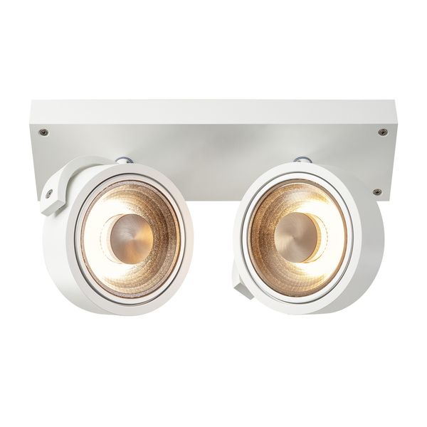 KALU 2 QPAR ceiling light, matt white. ES111, max. 2x75W image 4