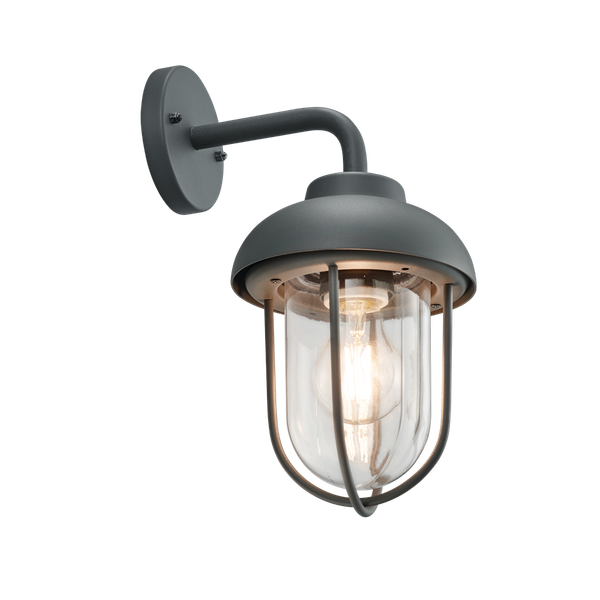 Duero wall lamp E27 anthracite image 1