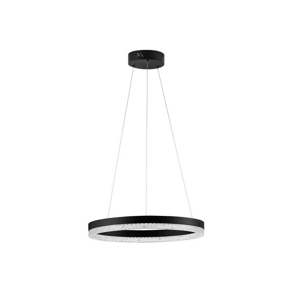 Triac Dimmable Sandy Black Aluminium  LED 23 Watt 220 Volt  2521Lm 3000K IP20   D: 40 H: 150 cm Adjustable Height image 1