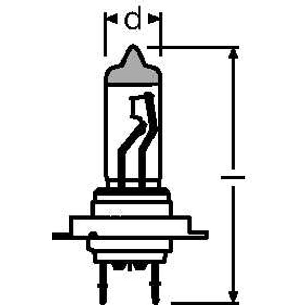 64210ULT 55W 12V PX26D FS1 OSRAM image 2