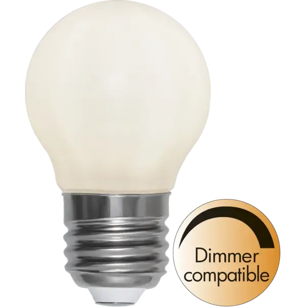 LED Lamp E27 G45 Opaque filament RA90 image 1