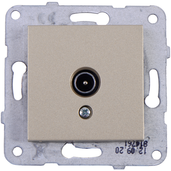 Novella-Trenda Bronze TV Socket Terminated image 1