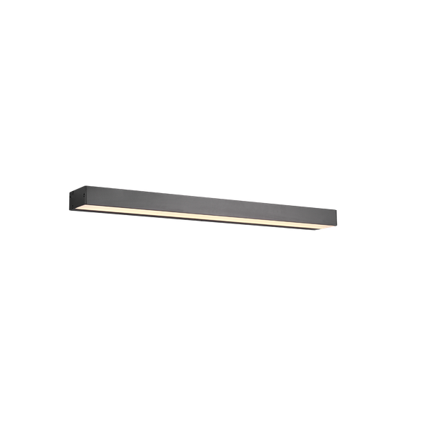 Rocco H2O LED wall lamp 60 cm matt black image 1