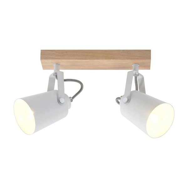 Dera Track  Light 2xE14 Natural Wood image 1