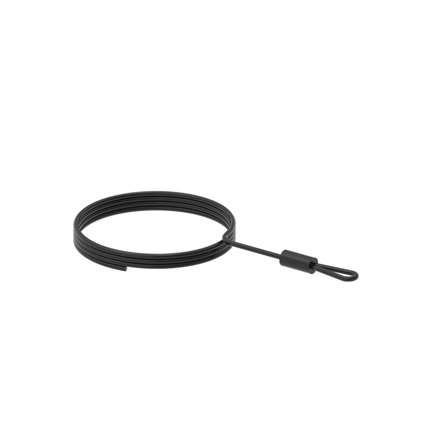 UNIPRO WL40 B Ø1,5 mm wire with loop, length L=4,0m, black image 4