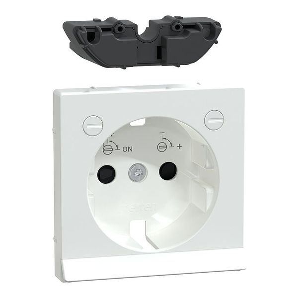 Expansion set LED lighting for SCHUKO sockets, active white glossy, System M image 1