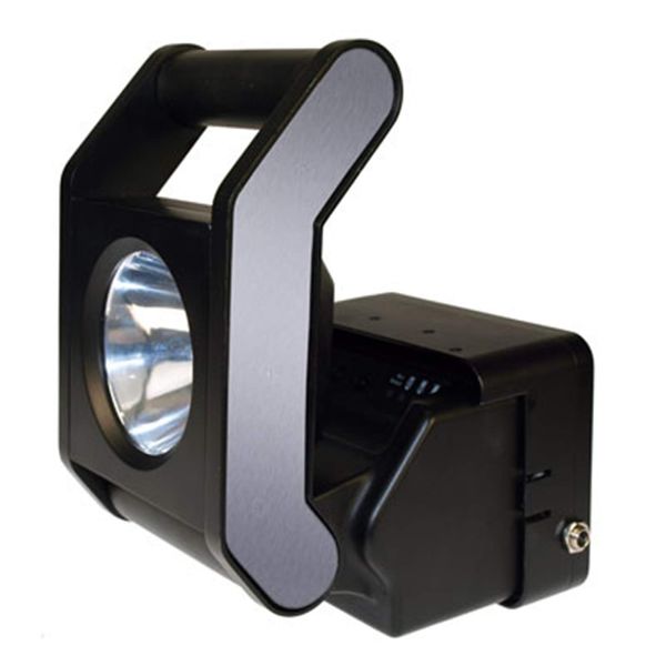 Handheld spotlight w. emergency function LED 3W, magn.socket image 2