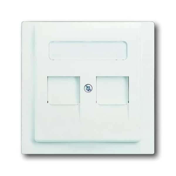 1800-774 CoverPlates (partly incl. Insert) carat® studio white matt image 2