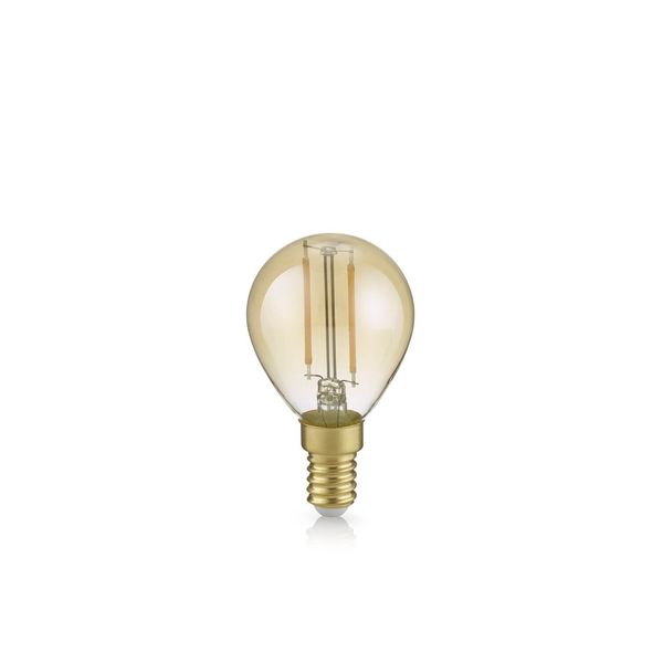 Bulb LED E14 filament compact 4W 430lm 2700K brown image 1