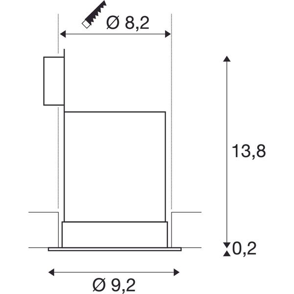 CONTONE IP44, 16W, 890lm, 2000-3000K dimm, round, white image 1