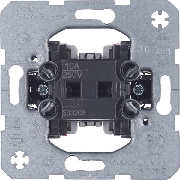 Push-button NC contact and NO contact with isolated input terminals image 1