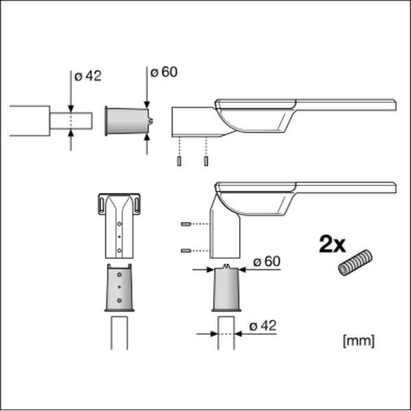 STREETLIGHT FLEX REDUCTIONS 60 TO 42MM WAL image 8