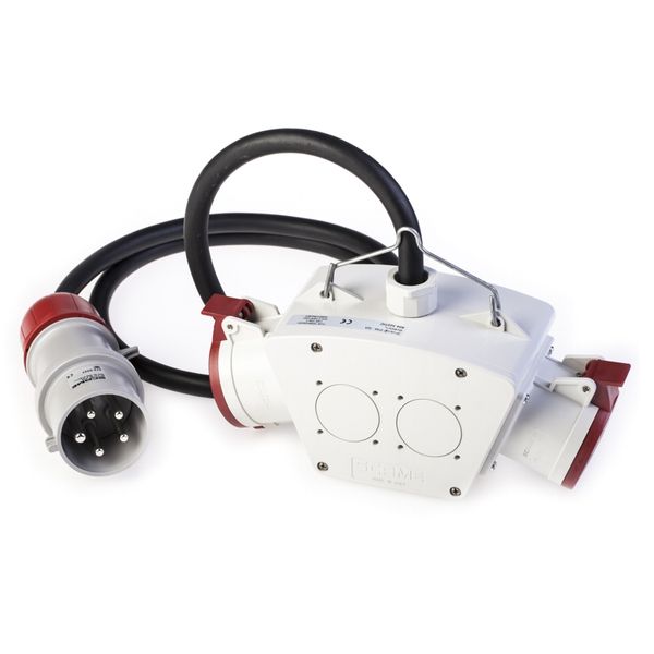 2-WAY ADAPTOR 3P+N+E 32A IP44 W/CABLE image 1