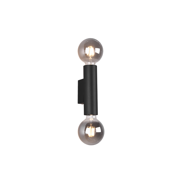 Vannes wall lamp 2-pc E27 matt black image 1