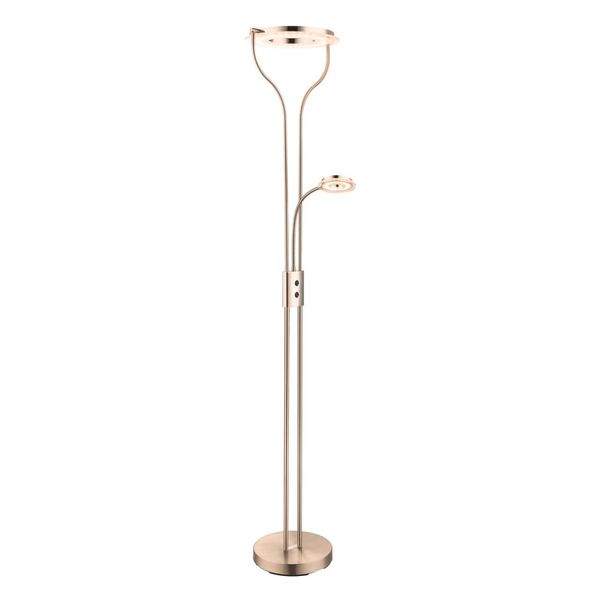 Garona LED Floor Lamp 20W+5W Antique Brass image 2