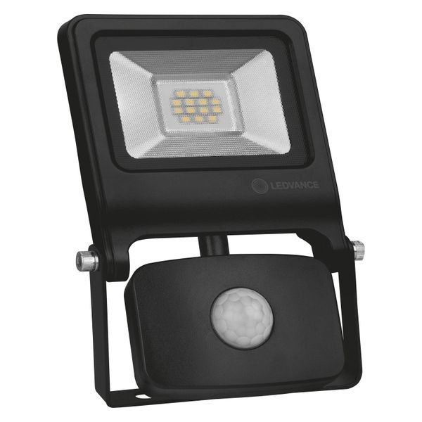 FLOODLIGHT VALUE SENSOR 10 W 4000 K IP44 BK image 1