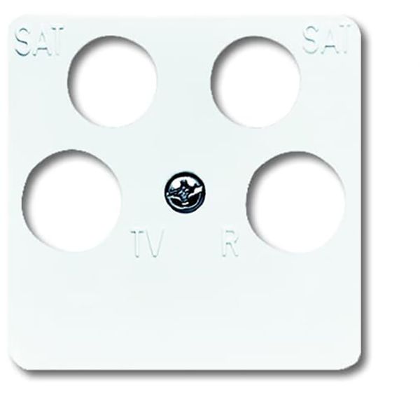 1743/10-04-214 CoverPlates (partly incl. Insert) carat® Alpine white image 1