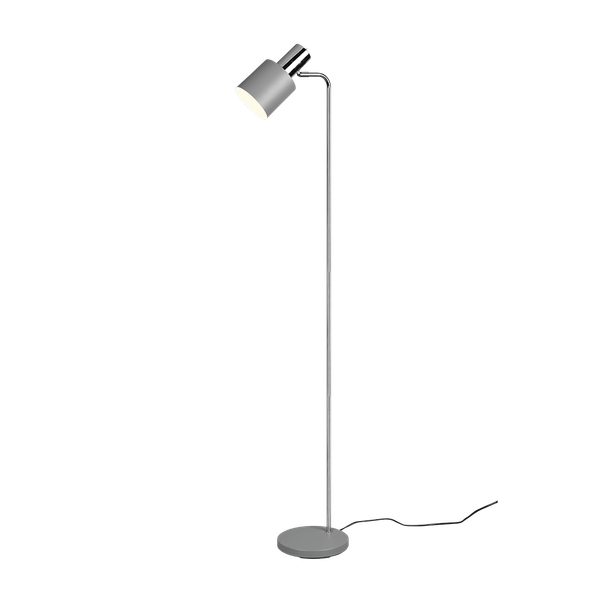 Adam floor lamp E27 grey/chrome image 1