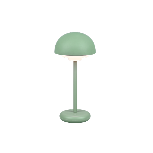 Elliot LED table lamp pistachio green rechargeable image 1