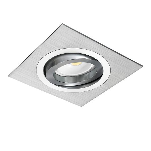 Helium Recessed Light SQ Aluminium image 2