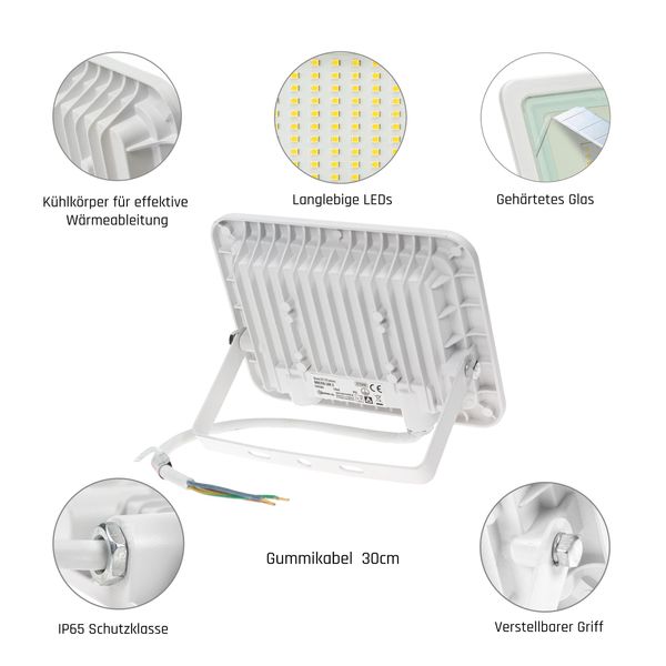 NOCTIS LUX 2 SMD 230V 30W IP65 NW white image 4