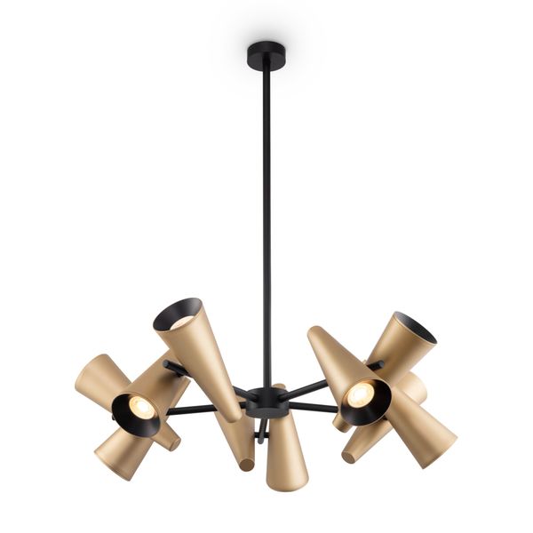 Modern Giro Pendant lamp Brass image 1