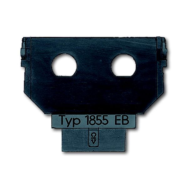 1855 EB Flush Mounted Inserts Data communication Anthracite image 1