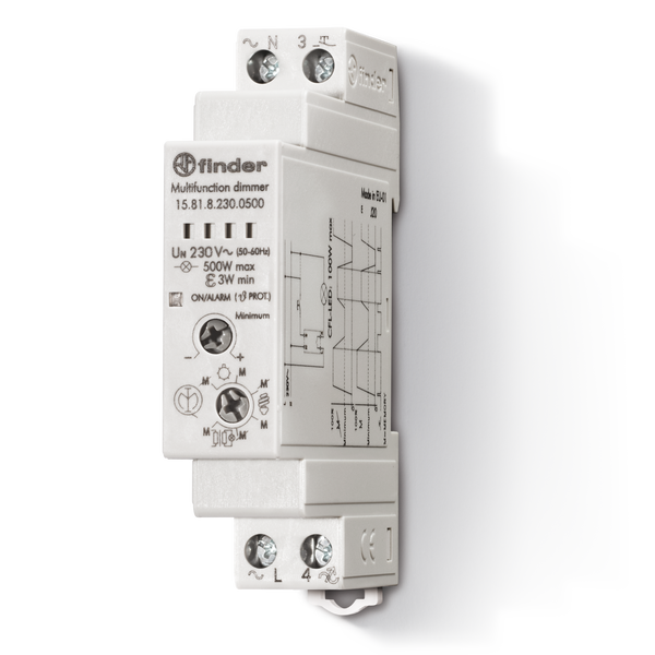 Electric Dimmer linear, railm. 230VAC, max.500W, 50/60Hz (15.81.8.230.0500) image 1