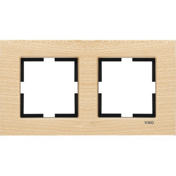 Novella Accessory Wooden - White birch Two Gang Frame image 1