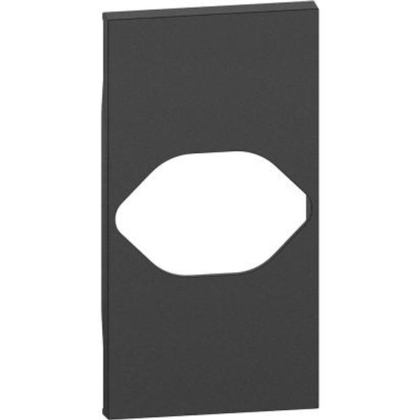 L.NOW - CH socket cover 2M black image 1