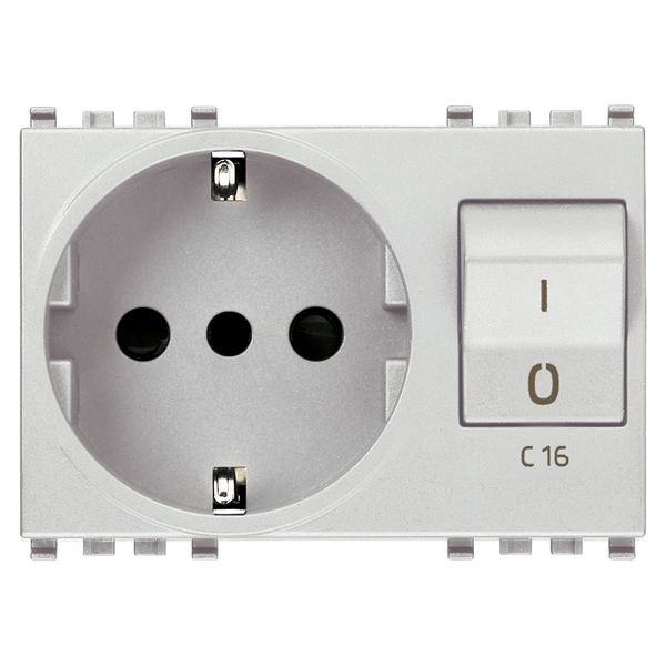 2P+E 16A P30 outlet+C16 CB Next image 1