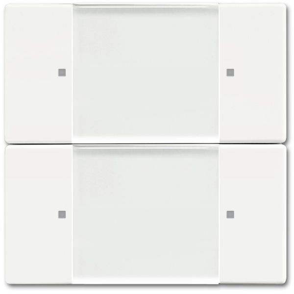 6736/01-884 CoverPlates (partly incl. Insert) Remote control studio white matt image 1