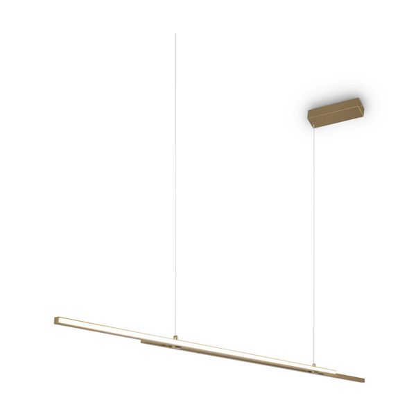 Modern Halo Pendant lamp Brass image 1