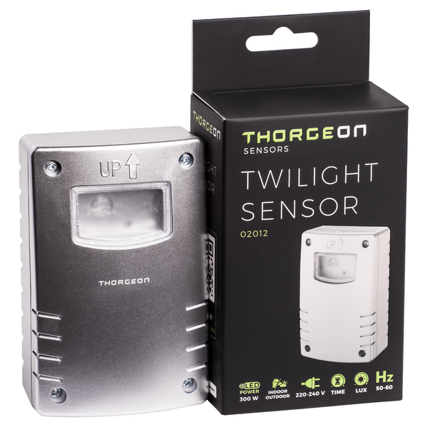 Twilight Control Sensor IP44 silver THORGEON image 1