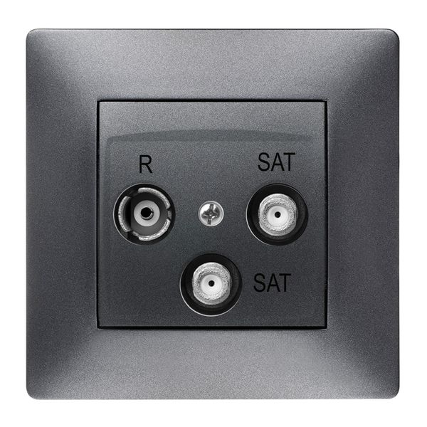 VOLANTE SOCKET R-TV-2xSAT image 1