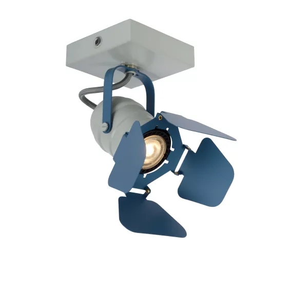 Lucide PICTO - Ceiling spotlight Children - 1xGU10 - Blue image 1