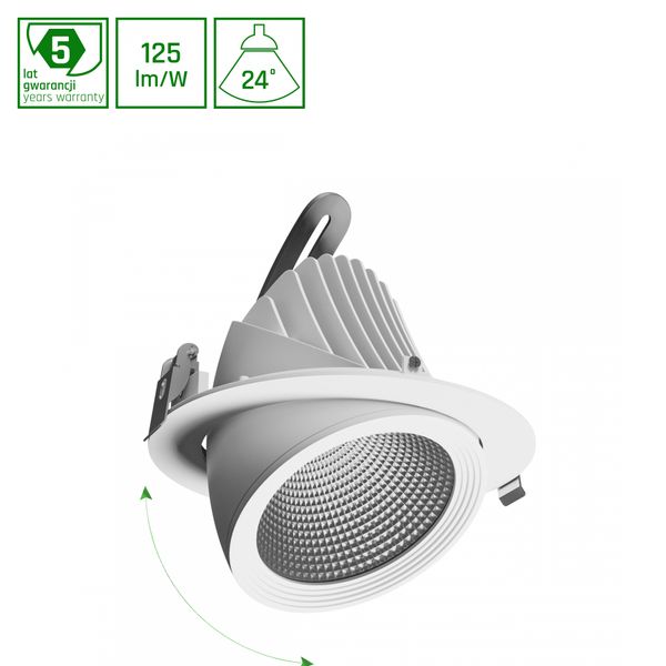 SAL SILENA 2 940 27W 230V 24st White CASAMBI image 1