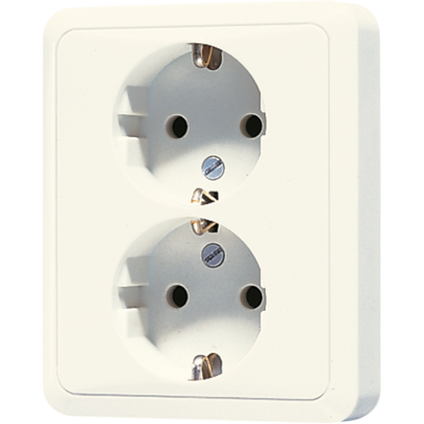 2-gang SCHUKO® socket 5022U image 1