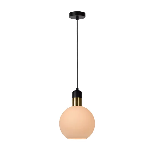 Lucide JULIUS - Pendant light - Ø 20 cm - 1xE27 - Opal image 1