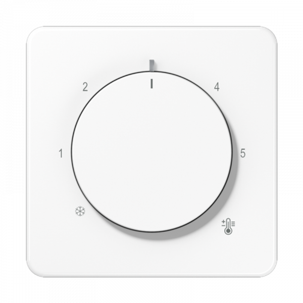 Centre plate with knob room thermostat CD1749BFWW image 1