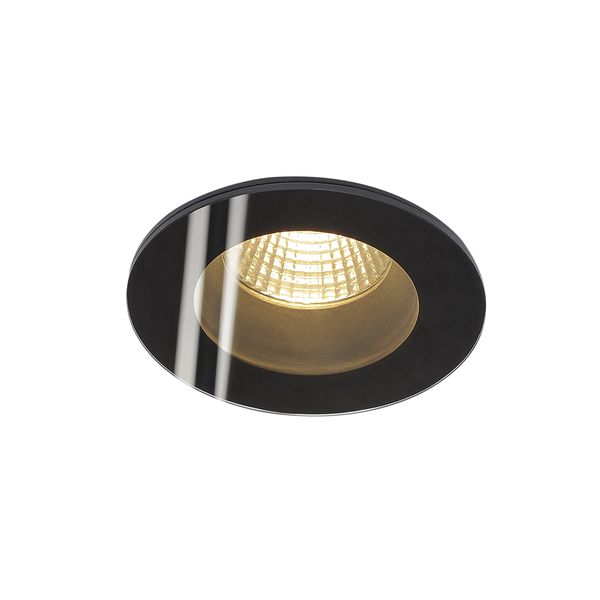 PATTA-F recessed ceiling lumin. 12W, 3000K, 38ø,round, black image 1